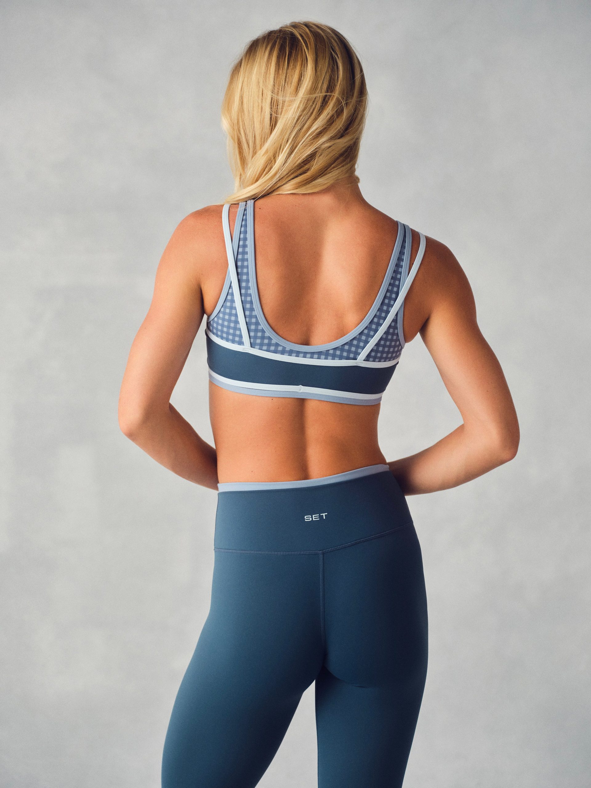 LUXFORM® LUX GINGHAM TEMPO BRA - HAMMOCK - Image 3