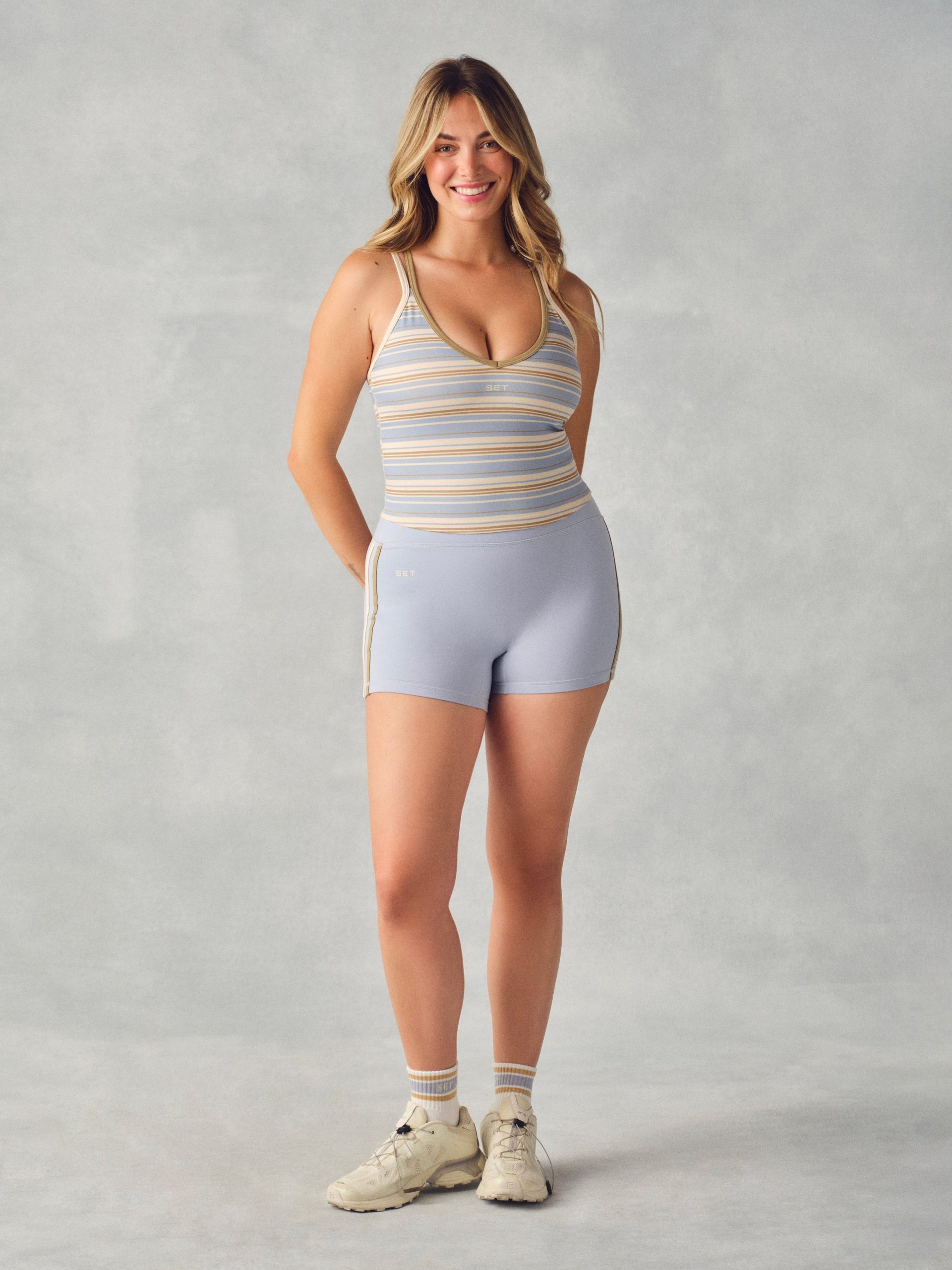 FORMCLOUD? CLOUD STRIPE CONTOUR CAMI - PALMETTO - Image 4