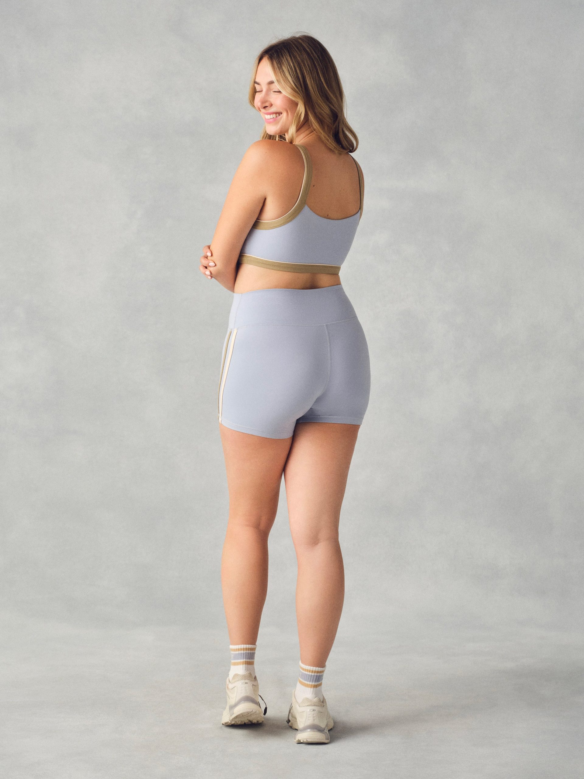 FORMCLOUD? CLOUD DUO STRIPE SHORTS - PALMETTO - Image 3
