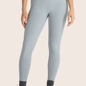 SPORTBODY? (BLOOPERS) SPORTY HIGH-RISE LEGGINGS - PLATINUM