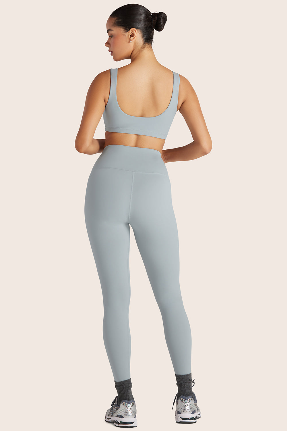 SPORTBODY? (BLOOPERS) SPORTY HIGH-RISE LEGGINGS - PLATINUM - Image 3