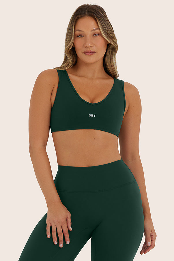 SPORTBODY? SPORTY DIP BRA - BEETLE