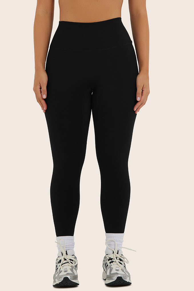 SPORTBODY? SPORTY HIGH-RISE LEGGINGS (OLD)- ONYX