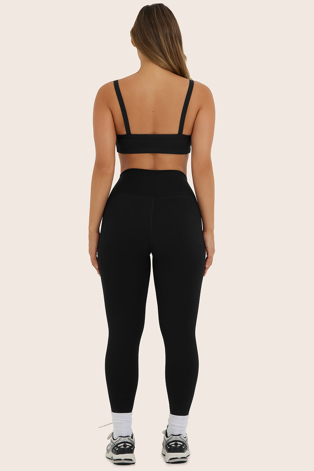 SPORTBODY? SPORTY HIGH-RISE LEGGINGS (OLD)- ONYX - Image 3