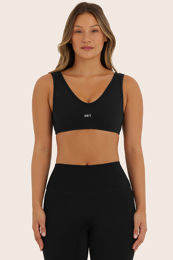 SPORTBODY? SPORTY DIP BRA - ONYX - Image 4