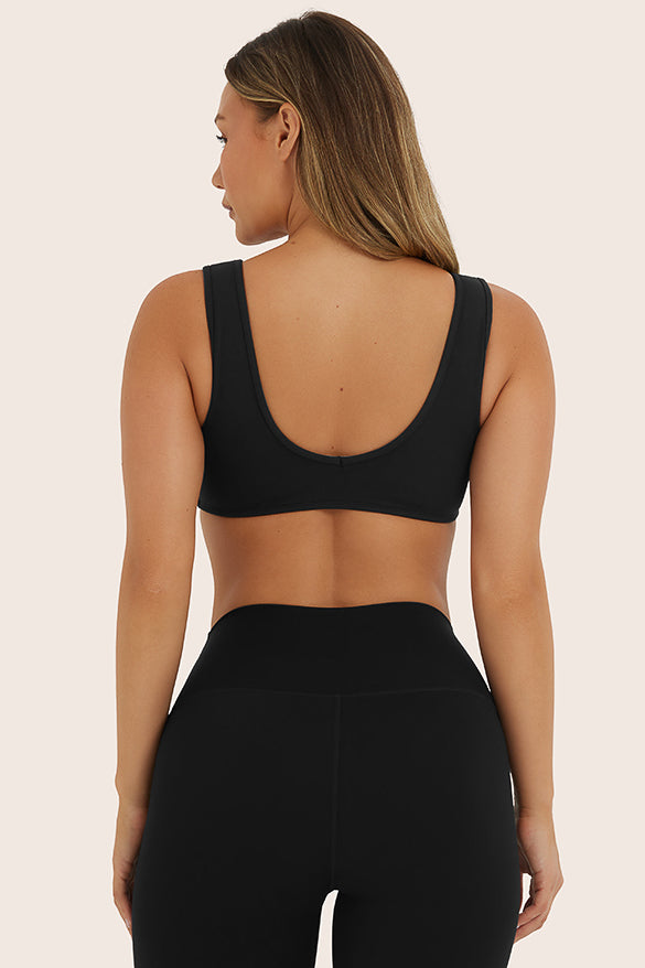 SPORTBODY? SPORTY DIP BRA - ONYX - Image 3
