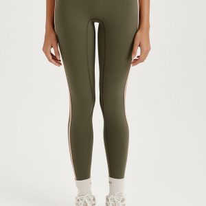 LUXFORM? LUX HIGH-RISE DUO STRIPE LEGGINGS - SEDONA