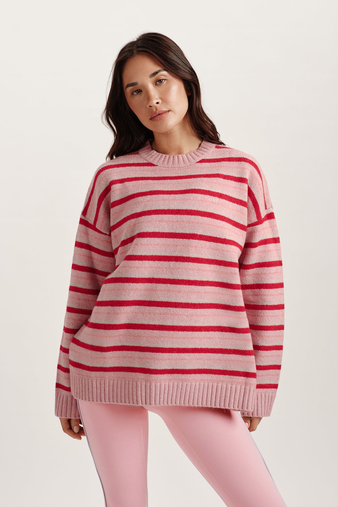 STUDIO KNIT STUDIO KNIT CREWNECK - BLUSH