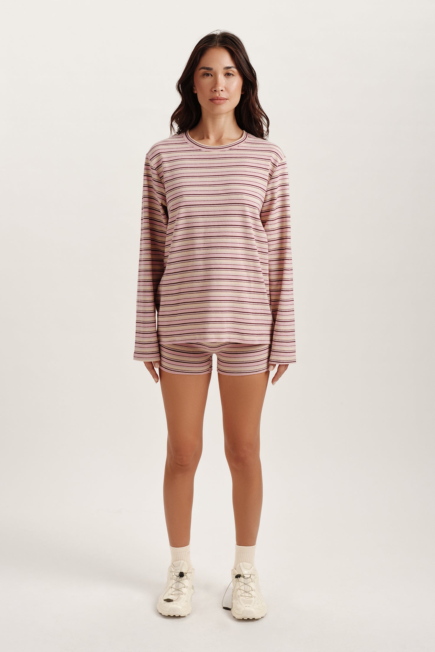 STRIPE JERSEY STRIPE SHORTS - FLIRT - Image 3