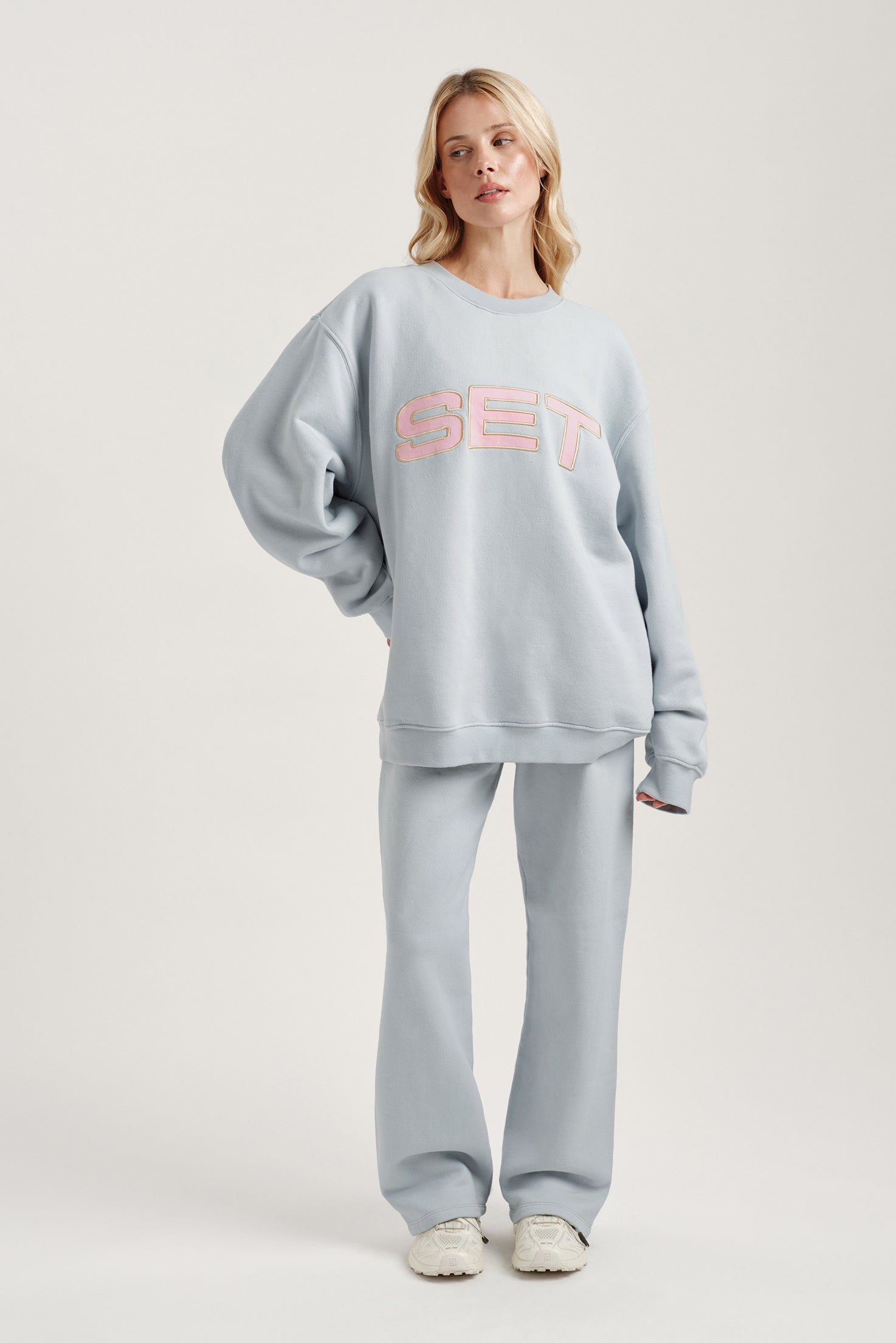 MIDWEIGHT SWEATS STAPLE SET CREWNECK - BLUSH - Image 3