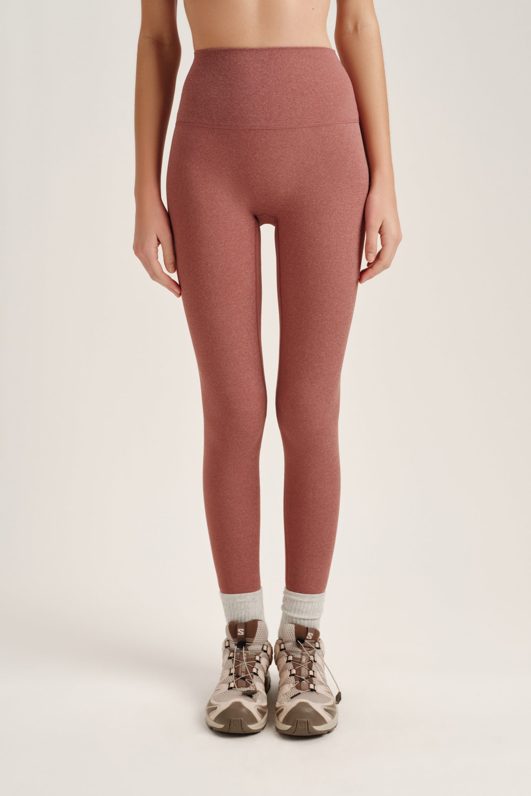 SPORTBODY® SPORTY HIGH-RISE LEGGINGS - SEPIA - Image 2