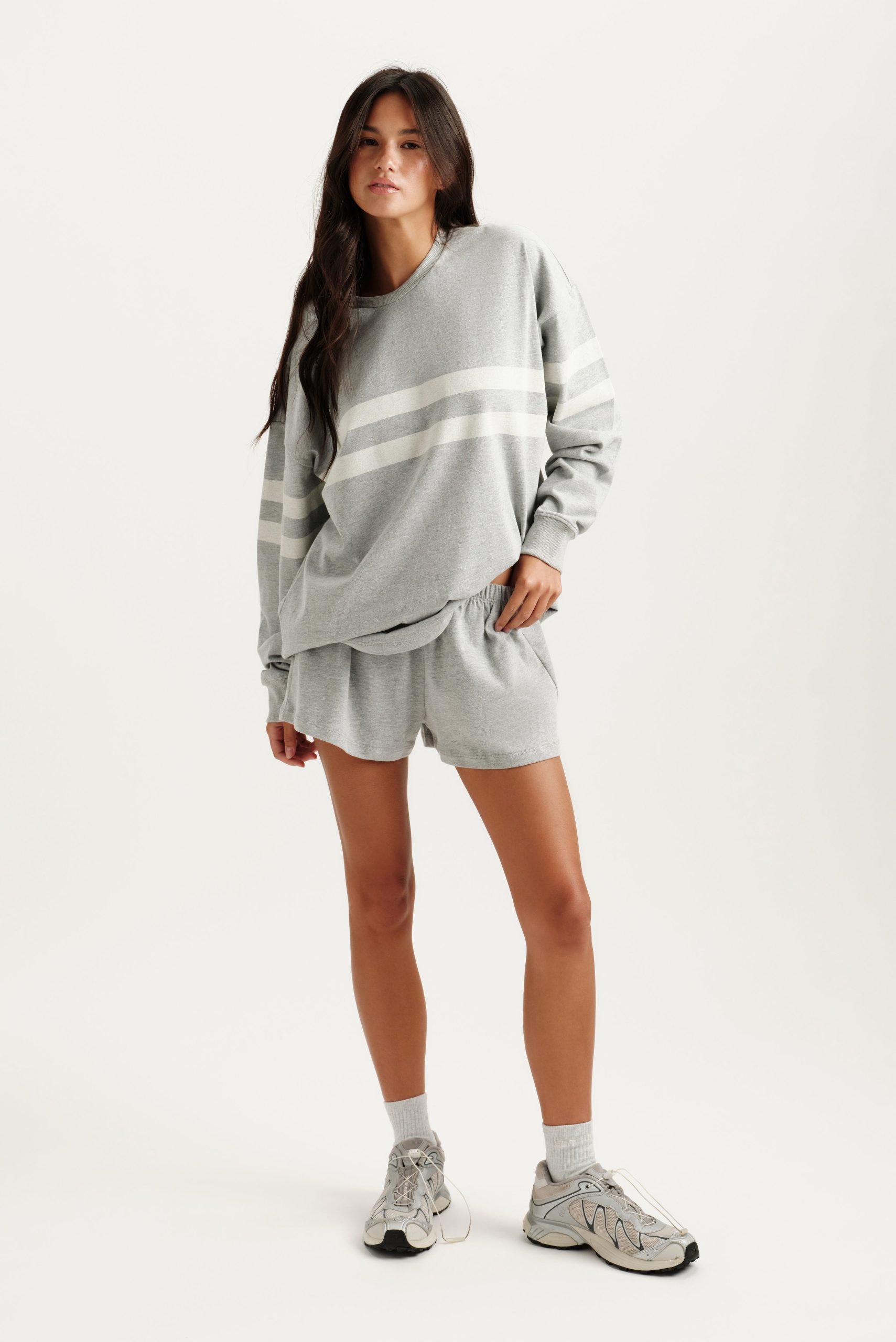 HEAVY COTTON EASY STRIPE LONG SLEEVE - WORN - Image 4