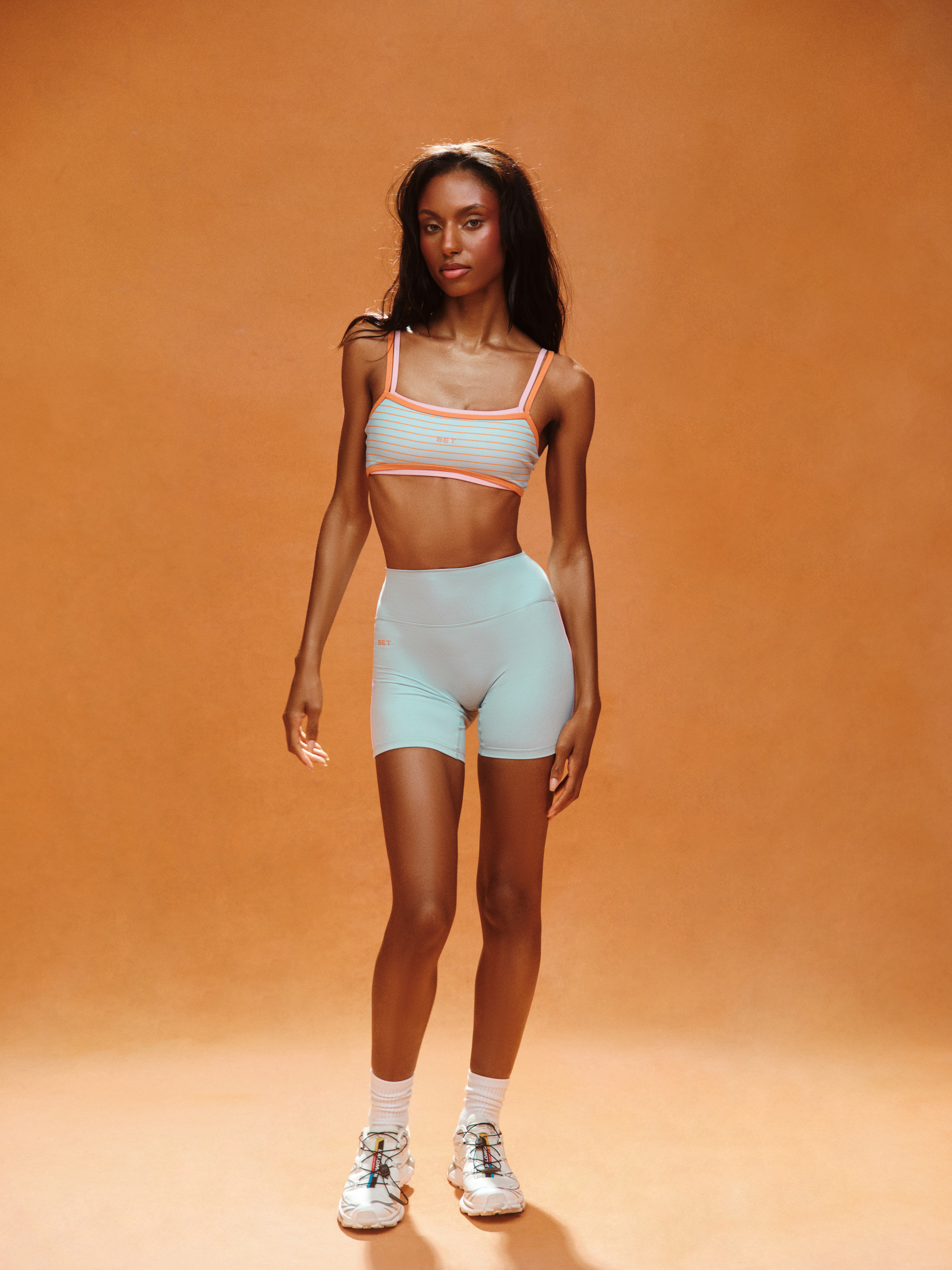 SPORTBODY? SPORTY STRIPE STRAP BRA - TROPICS - Image 2