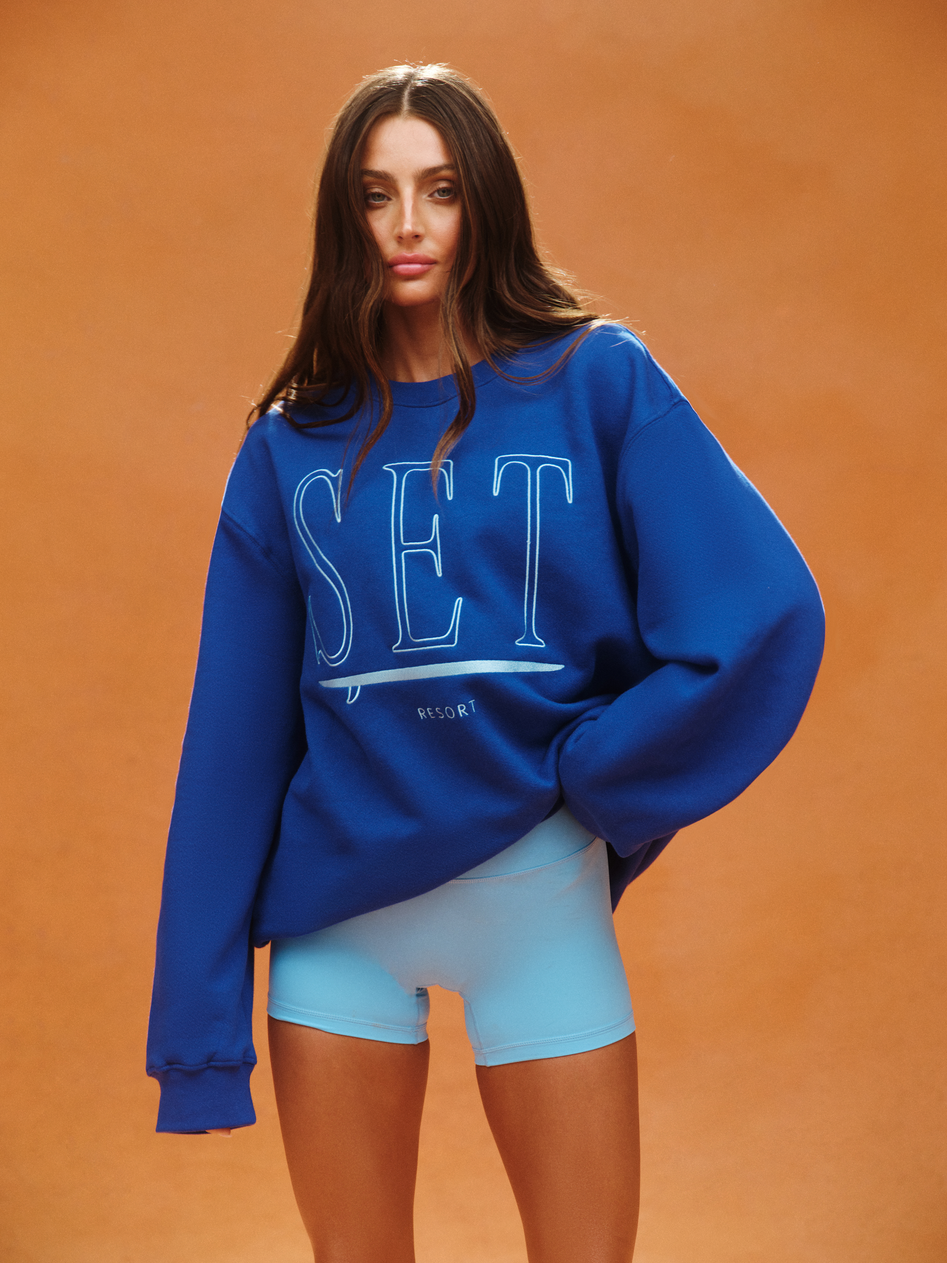 MIDWEIGHT SWEATS STAPLE SET RESORT CREWNECK - MAUI