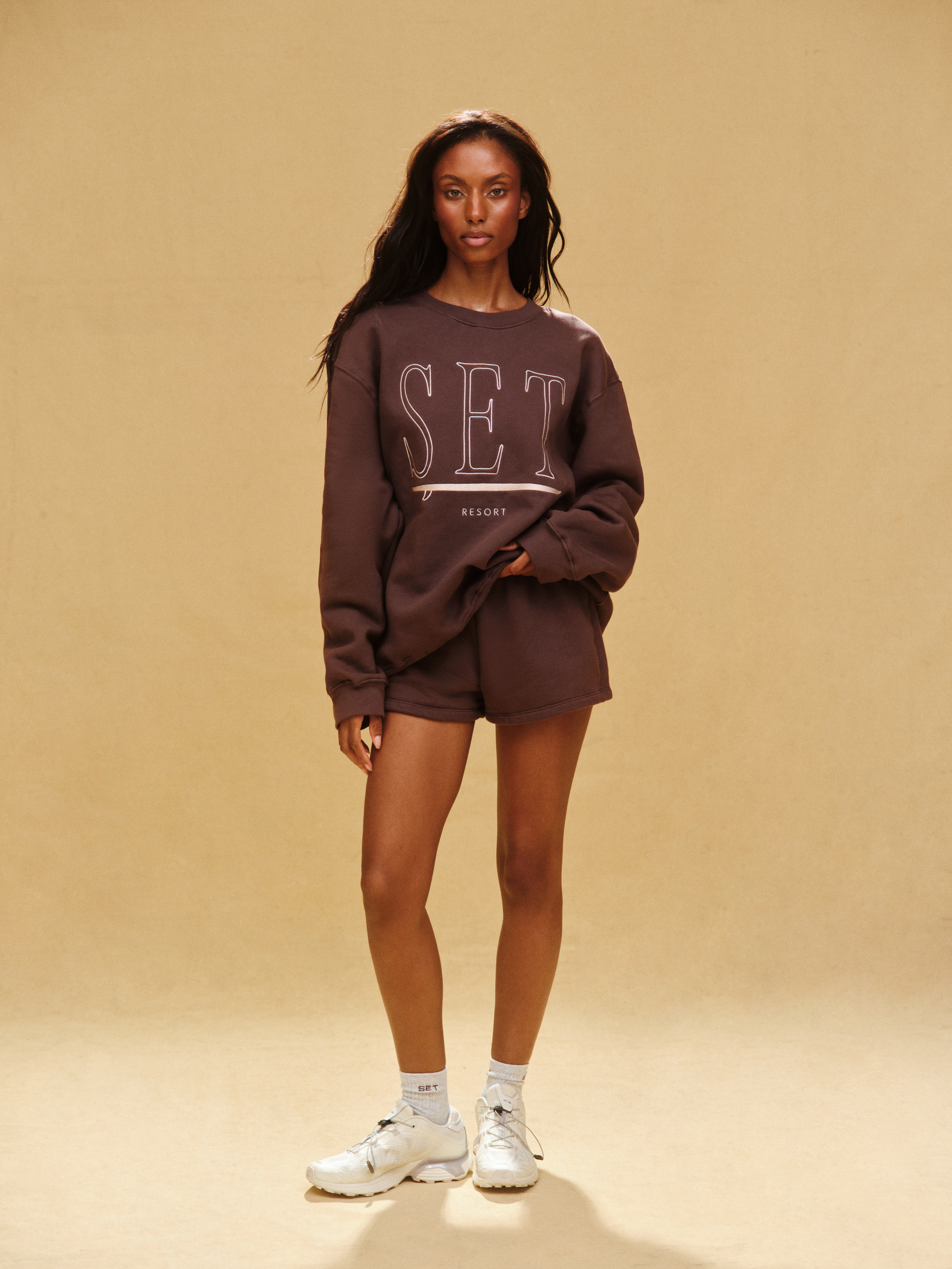 MIDWEIGHT SWEATS STAPLE SET RESORT CREWNECK - SHORELINE - Image 2