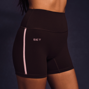 SPORTBODY? SPORTY STRIPE SHORTS - SWIRL