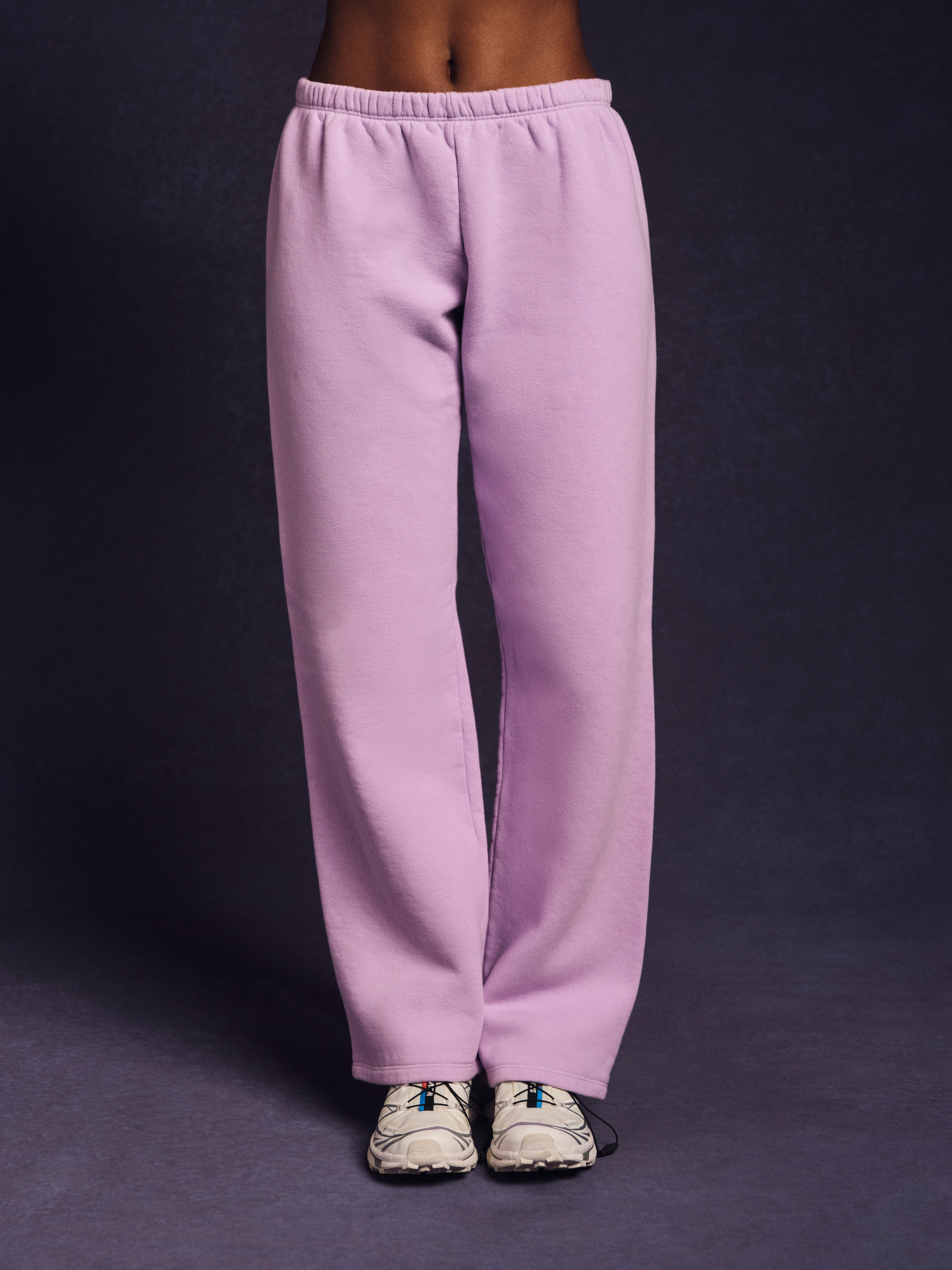 MIDWEIGHT SWEATS STAPLE STRAIGHT LEG SWEATPANTS - BUTTERCREAM - Image 3