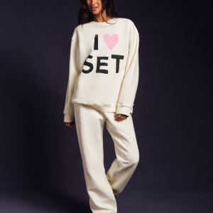 MIDWEIGHT SWEATS STAPLE STRAIGHT LEG SWEATPANTS - ICING
