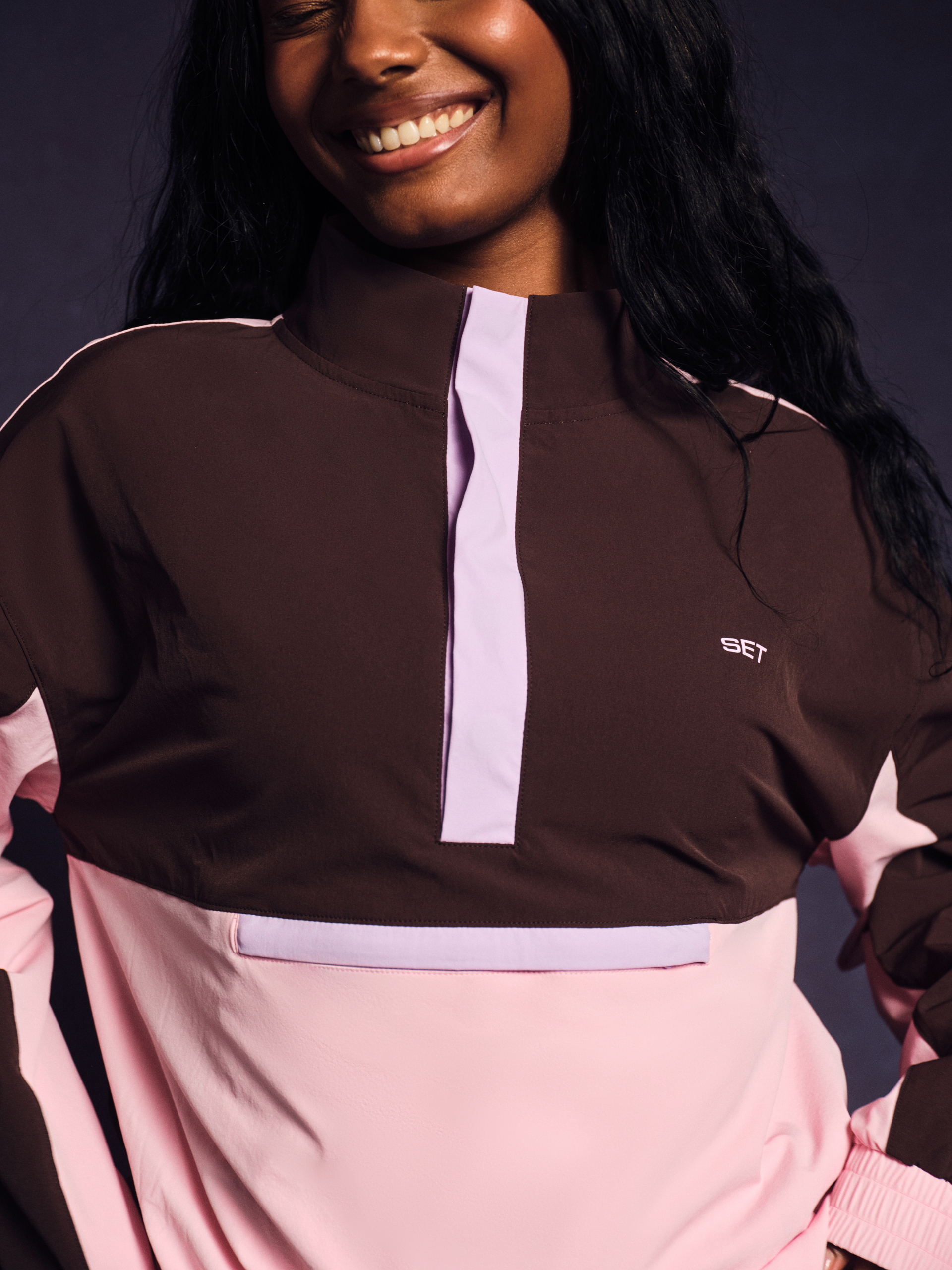 NYLON TRACK 90'S PULLOVER - SWIRL - Image 4