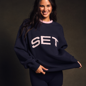 MIDWEIGHT SWEATS STAPLE SET LAYERED CREWNECK - CONFETTI