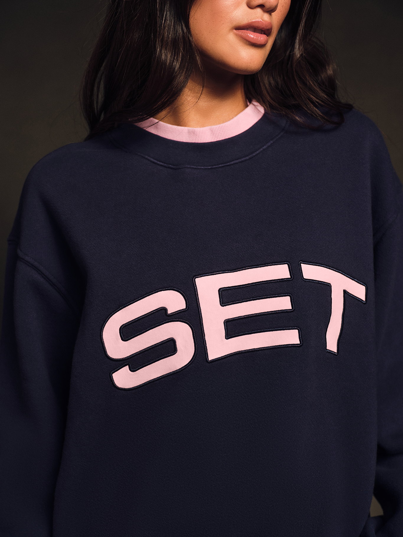 MIDWEIGHT SWEATS STAPLE SET LAYERED CREWNECK - CONFETTI - Image 4