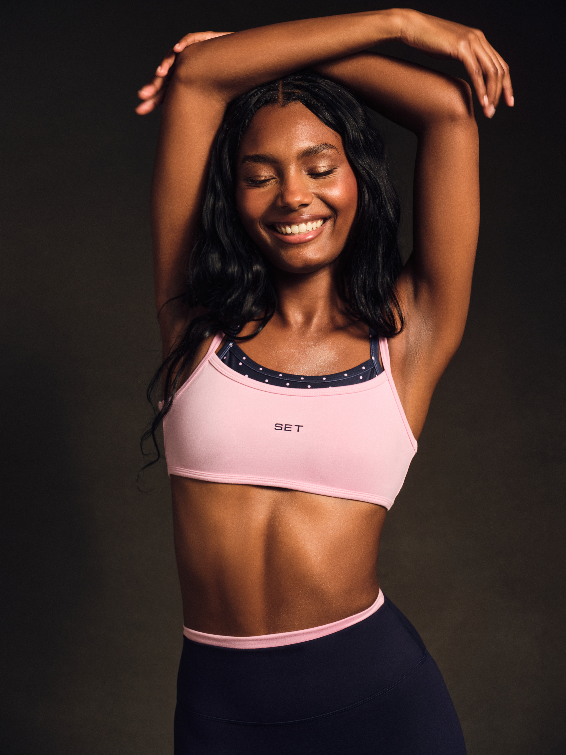 FORMCLOUD? CLOUD POLKA DOT TRAINING BRA - CONFETTI