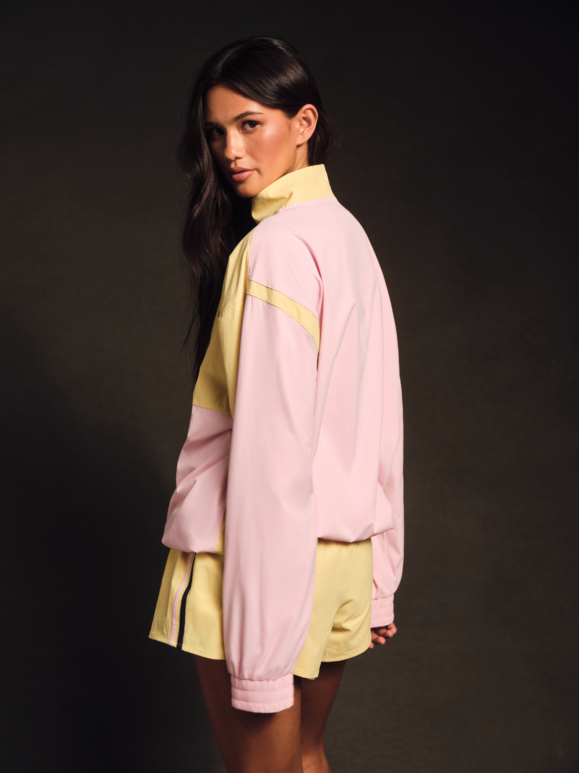 NYLON TRACK 90'S PULLOVER - TAFFY - Image 3