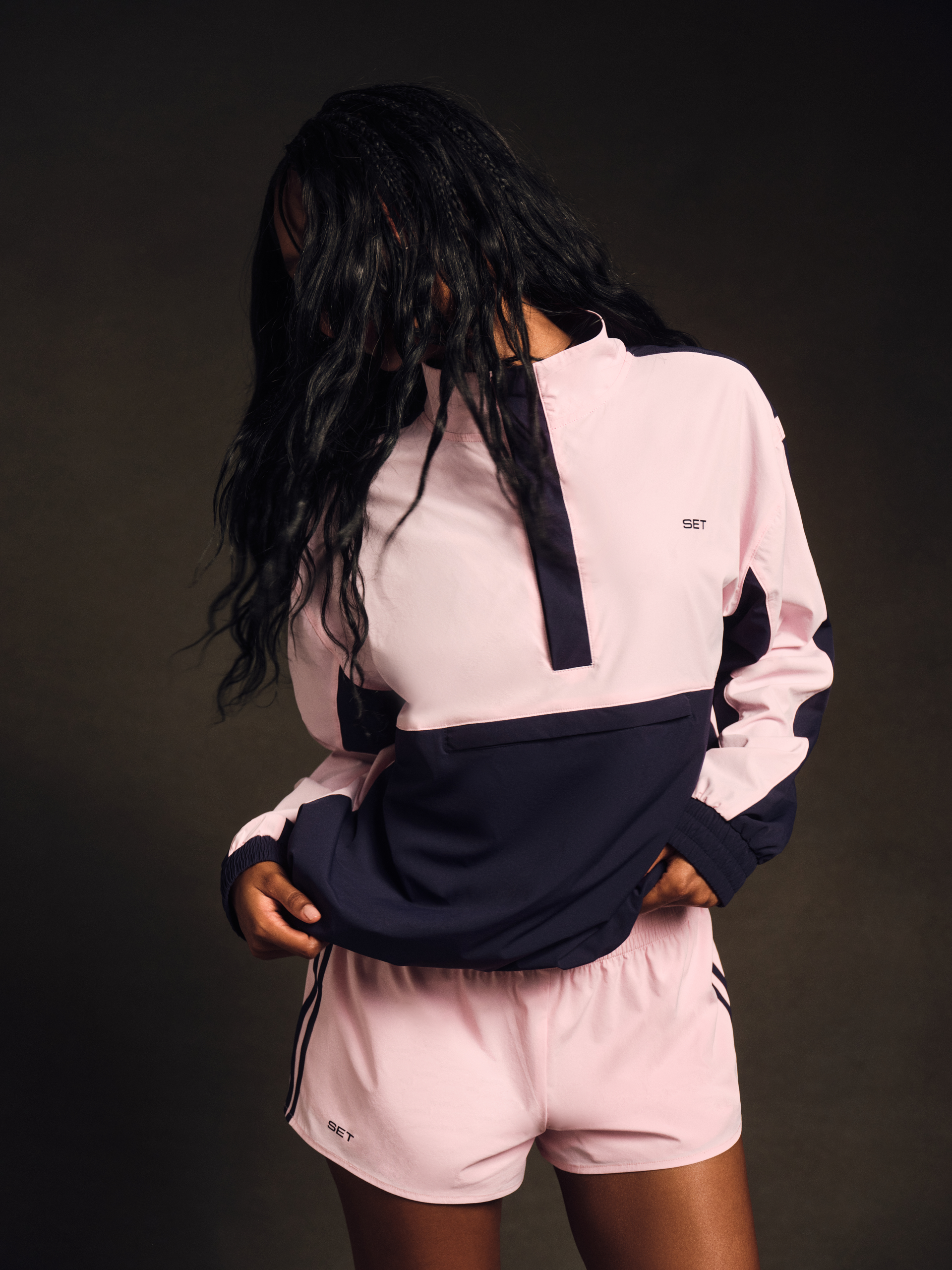 NYLON TRACK 90'S PULLOVER - CONFETTI