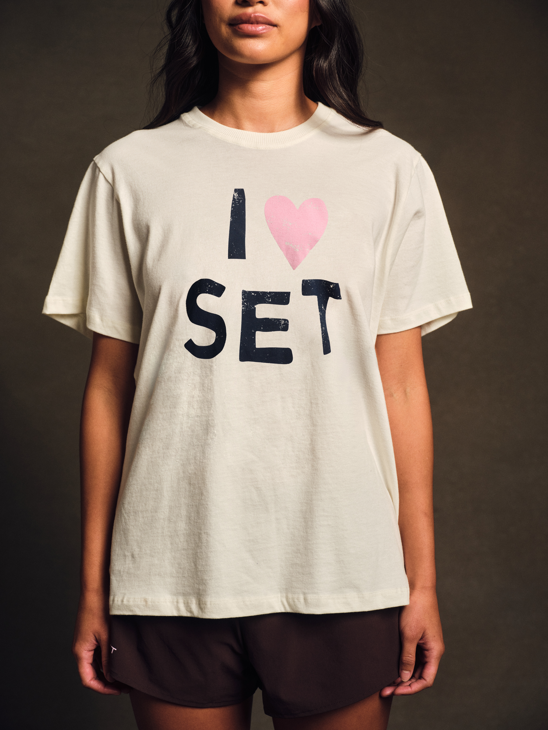 CLASSIC COTTON DAILY I LOVE SET BOYFRIEND TEE - ICING - Image 3
