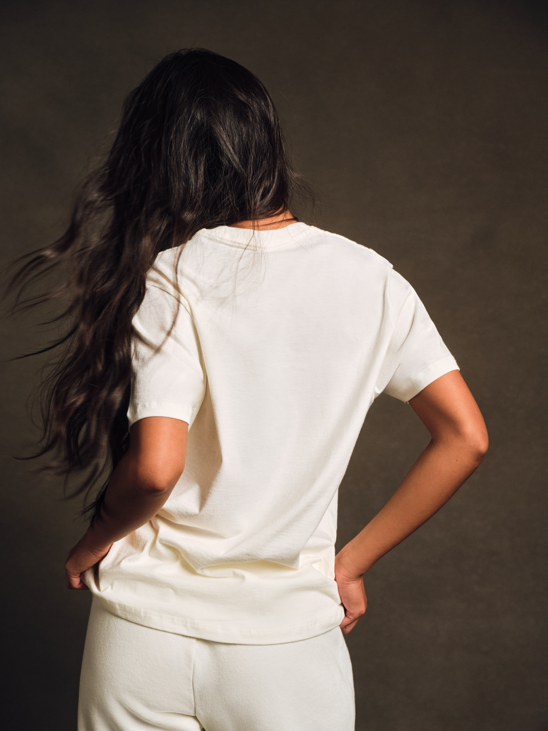 CLASSIC COTTON DAILY I LOVE SET BOYFRIEND TEE - ICING - Image 2