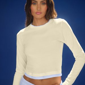 CLASSIC COTTON DAILY LAYER LONG SLEEVE - MILK