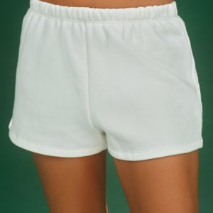 MIDWEIGHT SWEATS STAPLE SWEAT SHORTS - CUSTARD