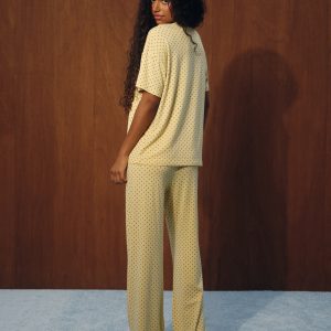 SLEEP JERSEY COMFORT POLKA DOT SLEEP PANTS - SPARKLER