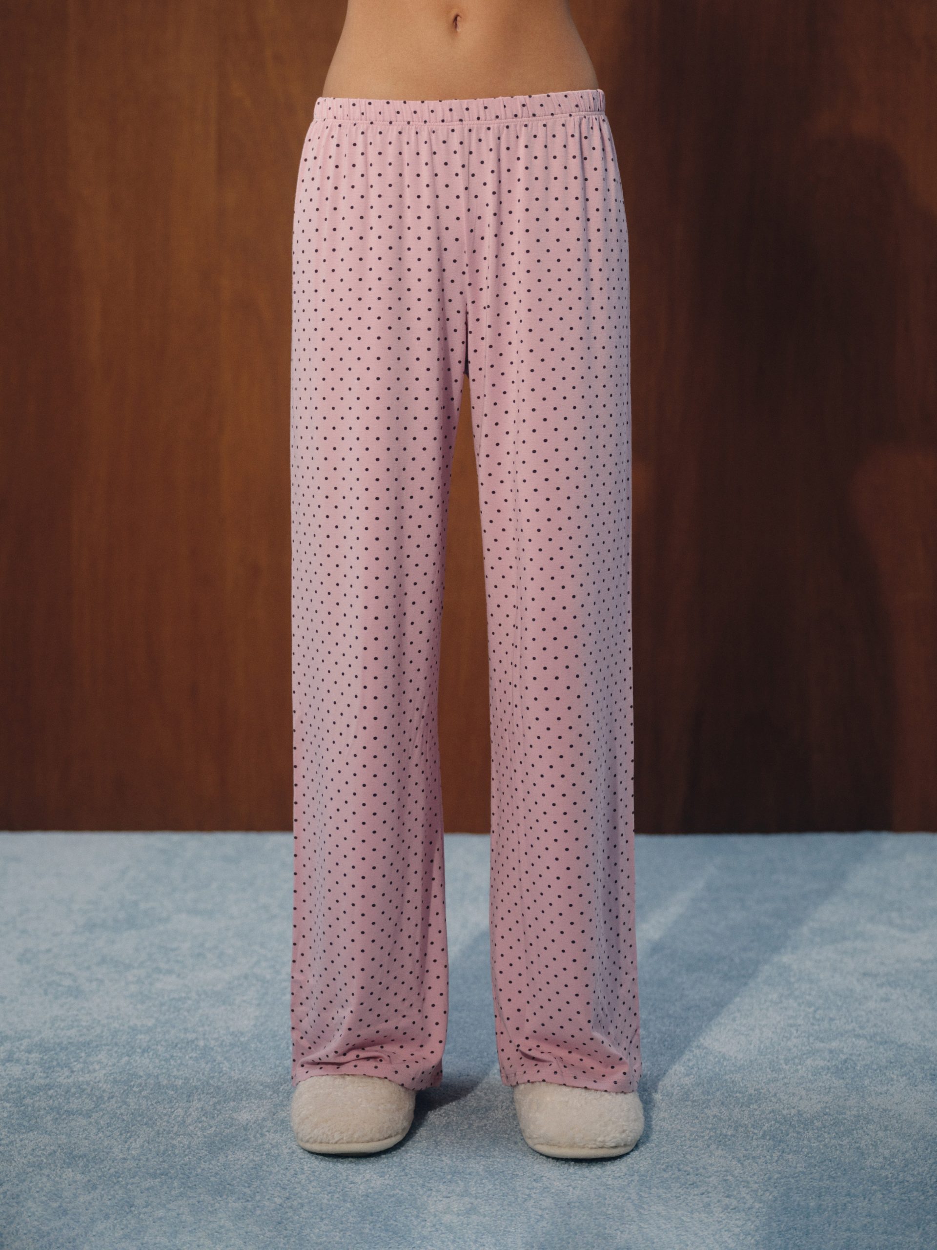 SLEEP JERSEY COMFORT POLKA DOT SLEEP PANTS - SWIRL - Image 2