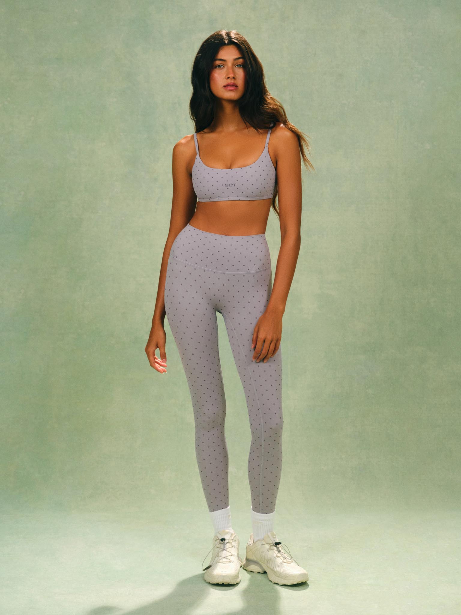 AERALINE? BREATHE POLKA DOT BASE BRA - DOT - Image 4