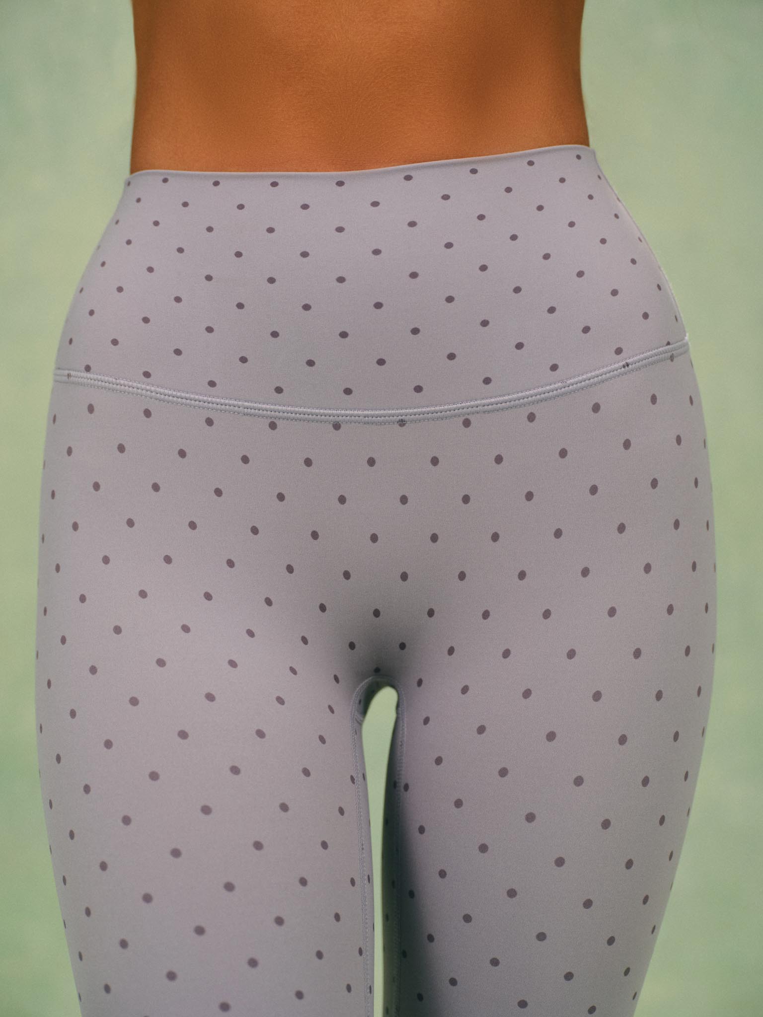 AERALINE? BREATHE POLKA DOT HIGH-RISE LEGGINGS - DOT - Image 4