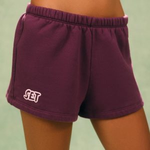 MIDWEIGHT SWEATS STAPLE POLKA DOT SET SHORTS - SPECKLE