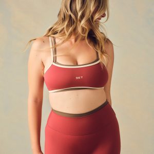 SPORTBODY? SPORTY STRAP BRA - SWEET TEA