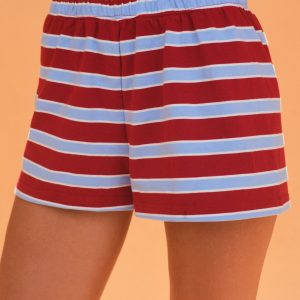 HEAVY COTTON EASY STRIPE SHORTS - VESPA