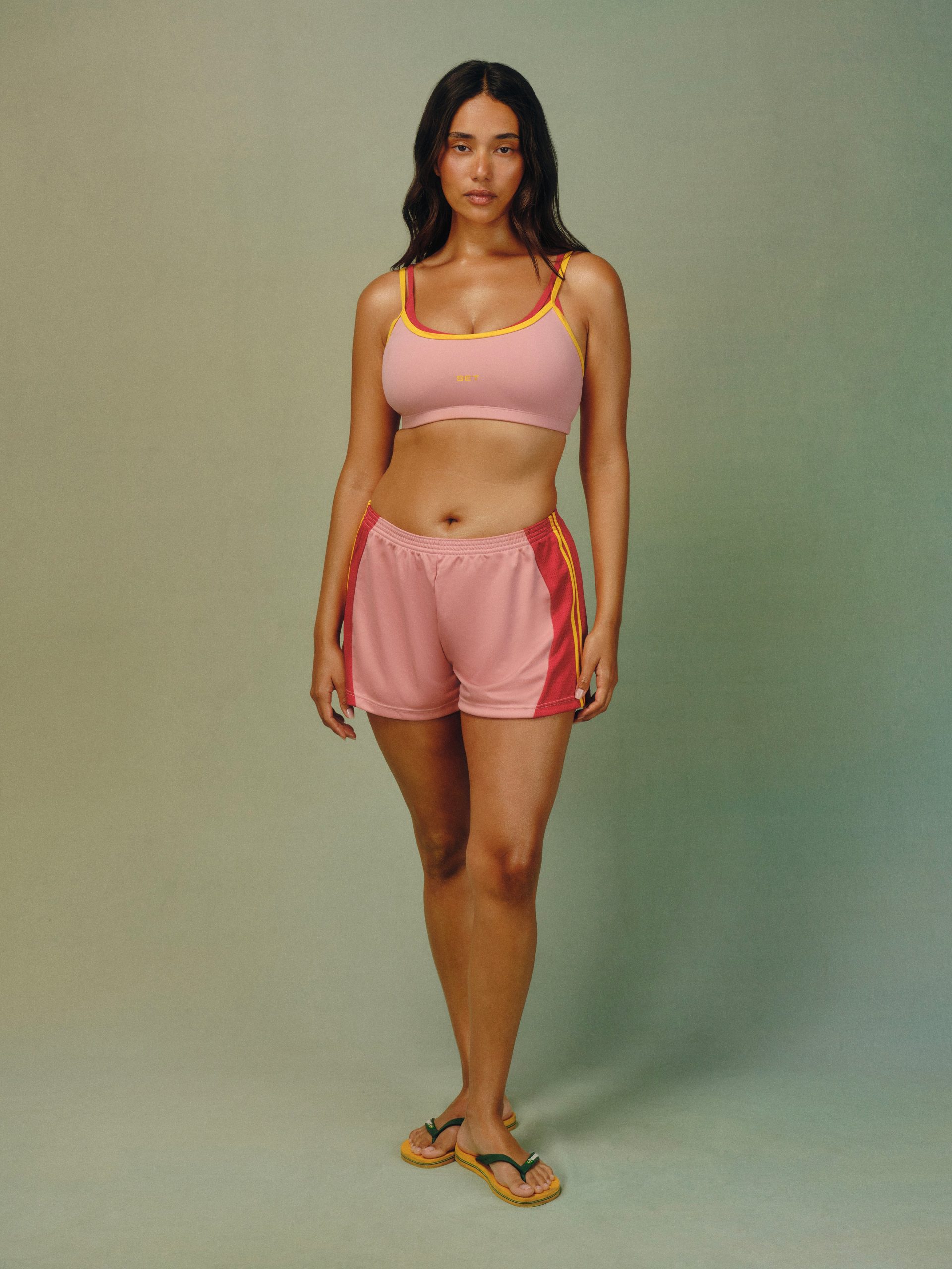 SPORT JERSEY SPORT STRIPE SHORTS - SUNRISE - Image 2