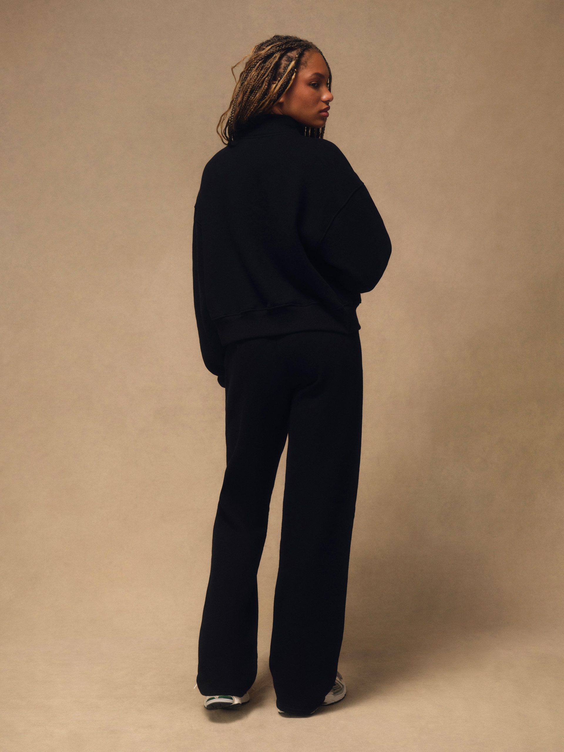 MIDWEIGHT SWEATS STAPLE STRAIGHT LEG SWEATPANTS - ONYX - Image 3