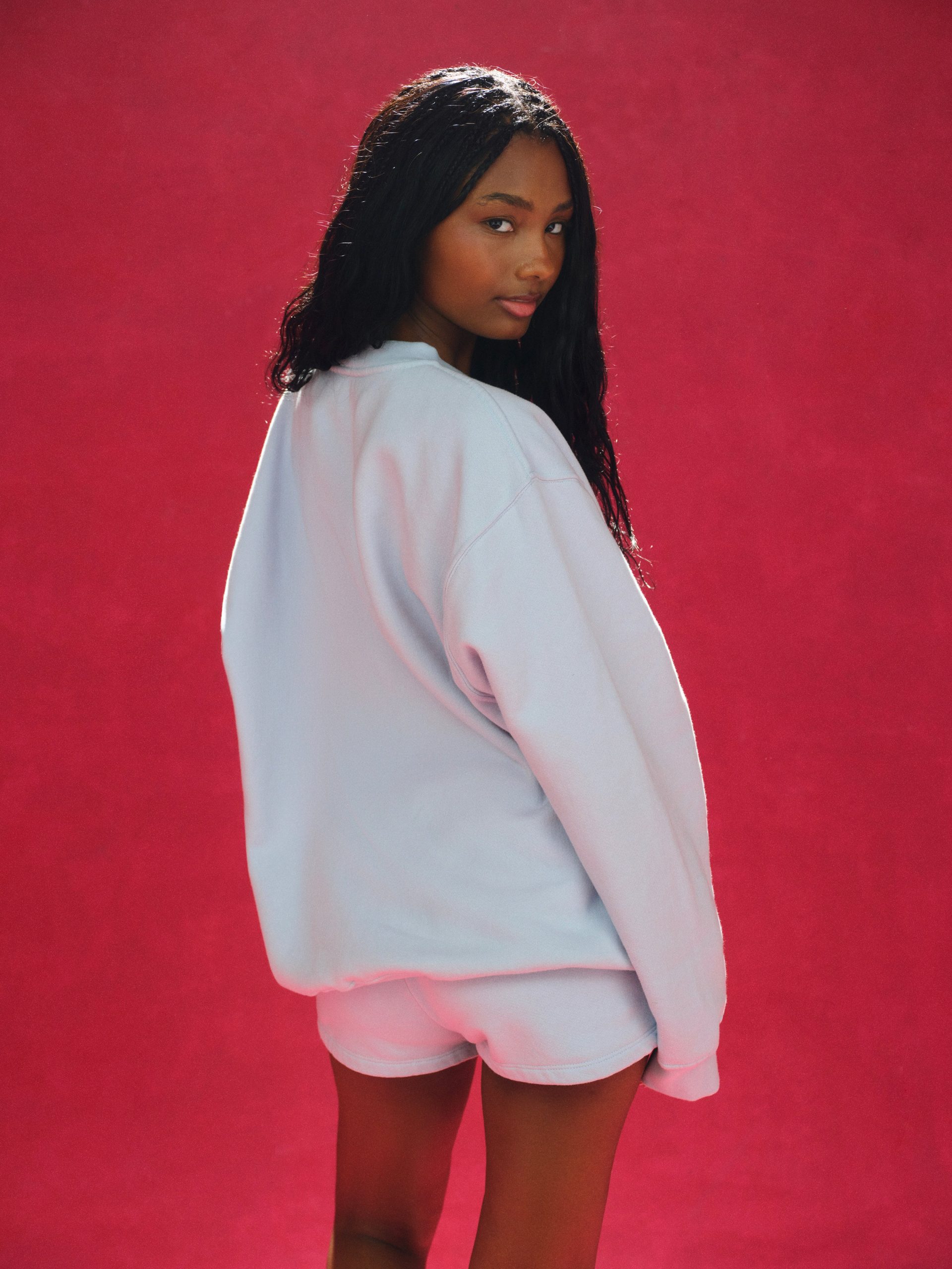 MIDWEIGHT SWEATS STAPLE SET STAR CREWNECK - BOARDWALK - Image 3